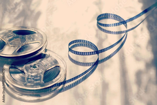 Obraz レトロな昭和の時代の8ミリフィルム