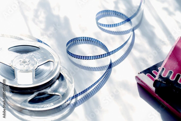 Obraz レトロな昭和の時代の8ミリフィルム