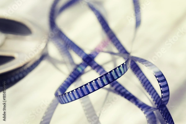 Obraz レトロな昭和の時代の8ミリフィルム