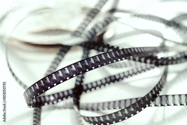 Obraz レトロな昭和の時代の8ミリフィルム