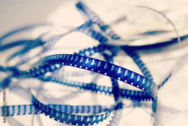 Obraz レトロな昭和の時代の8ミリフィルム