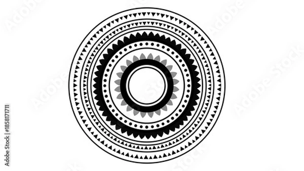 Obraz Abstract Black Design