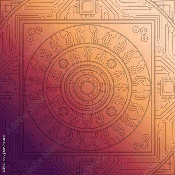 Obraz Abstract Circuit Design