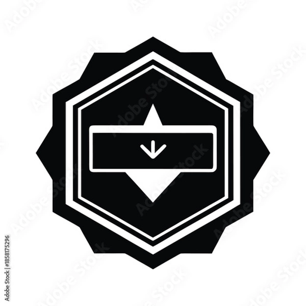 Obraz online subscription badge icon