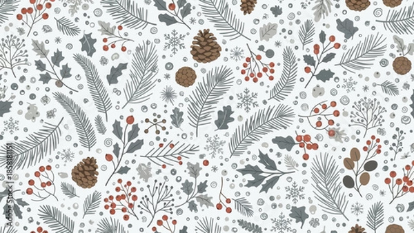 Obraz seamless floral pattern with flowers