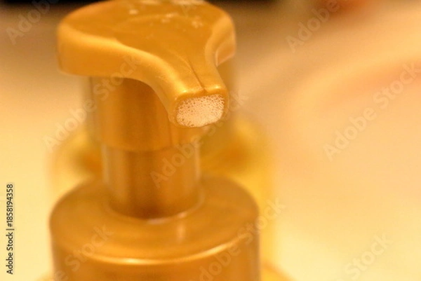 Obraz ソープボトルと泡