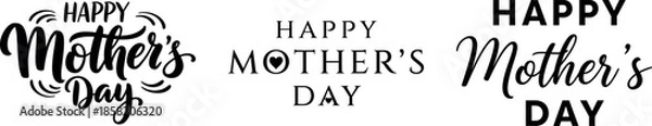 Fototapeta Mother's day greeting card designs