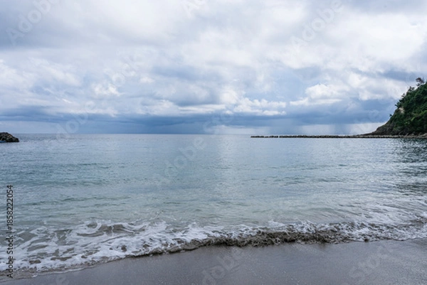 Obraz 隠岐の島の塩浜海水浴場から見る日本海