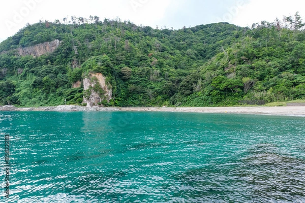 Obraz 透明度の高い隠岐の島の塩浜海水浴場