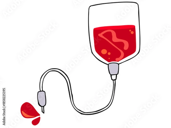 Obraz 輸血パック B型