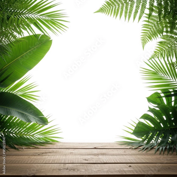 Obraz frame with palm trees