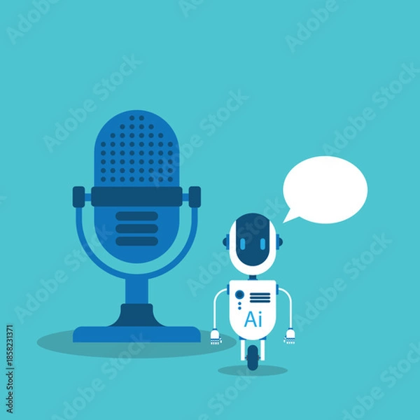 Obraz Ai bot podcast