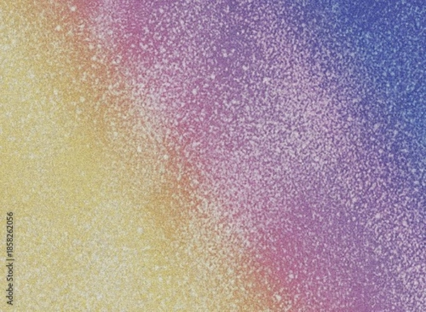 Obraz Colorful glitter gradient noise grain background texture