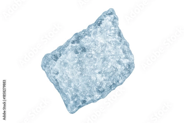 Fototapeta Ice block on transparent background
