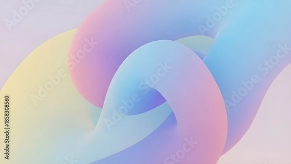 Obraz Abstract pastel swirls