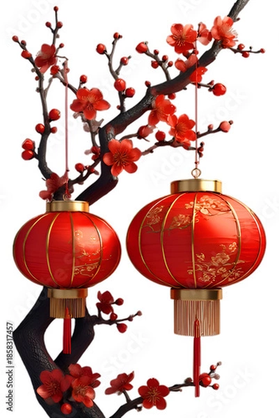 Obraz chinese new year lantern