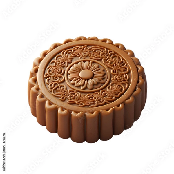 Obraz chocolate cake isolated