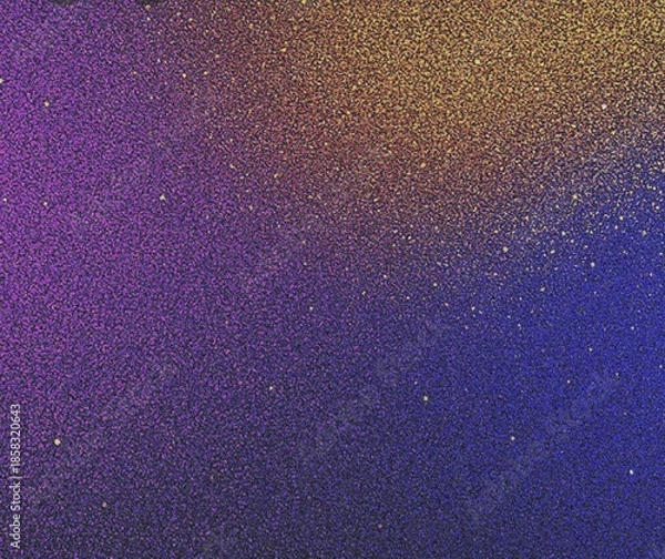Obraz Colorful glitter gradient noise grain background texture