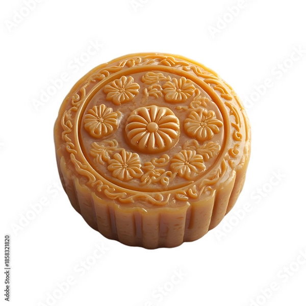 Obraz chocolate cake isolated on white