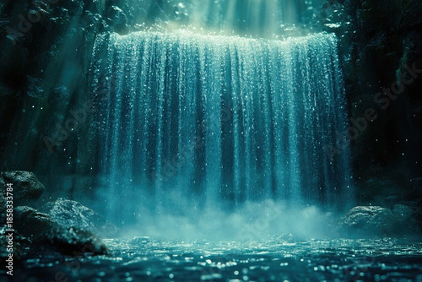 Obraz Fine Droplets Suspended in Nature’s Thunderous Roar