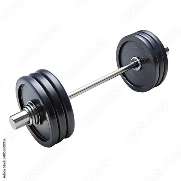 Obraz dumbbell isolated on white