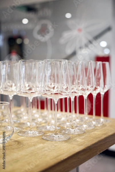 Obraz glasses on the table