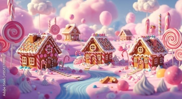 Obraz birthday cake with candles