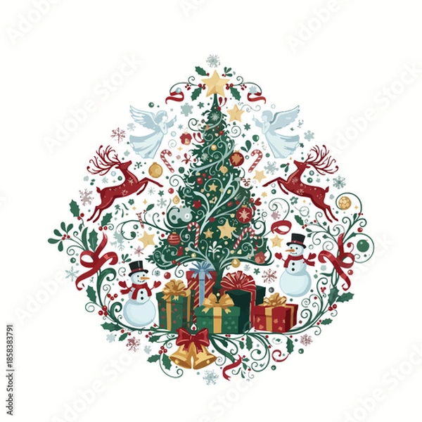 Obraz christmas tree