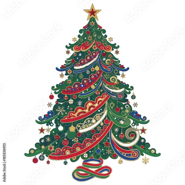 Fototapeta christmas tree