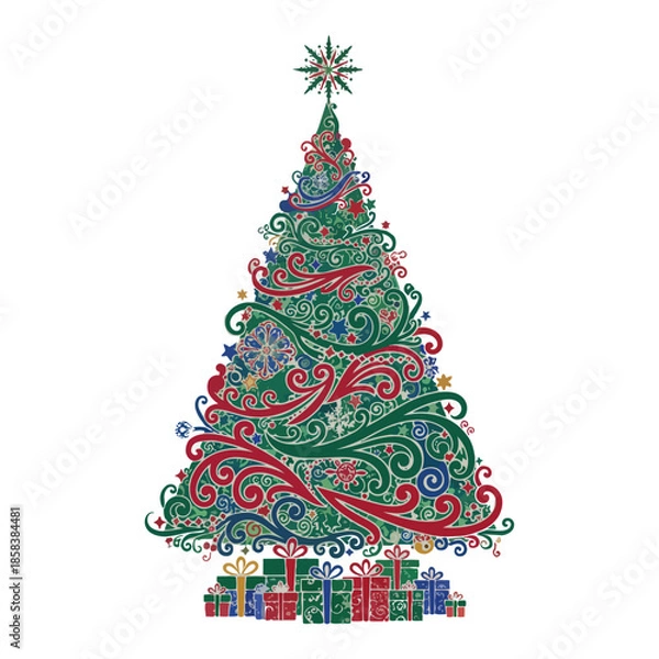 Fototapeta christmas tree