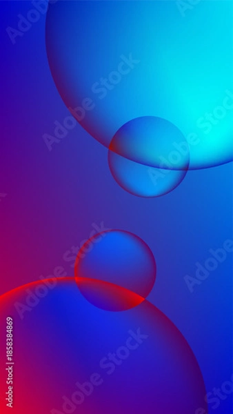Fototapeta abstract background with bubbles