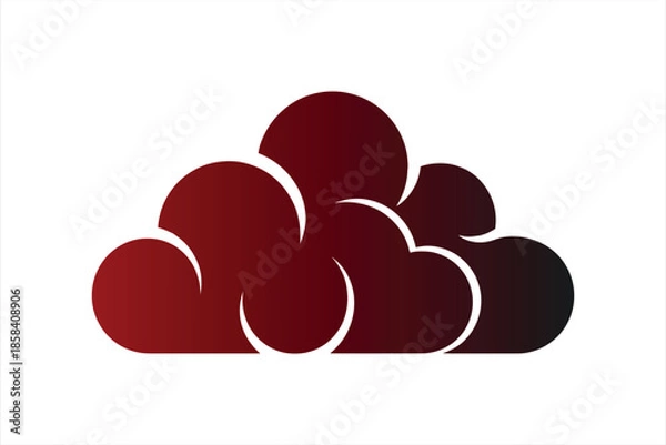 Obraz Abstract Cloud Cluster Graphic