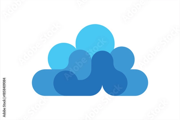 Obraz Abstract Cloud Shape