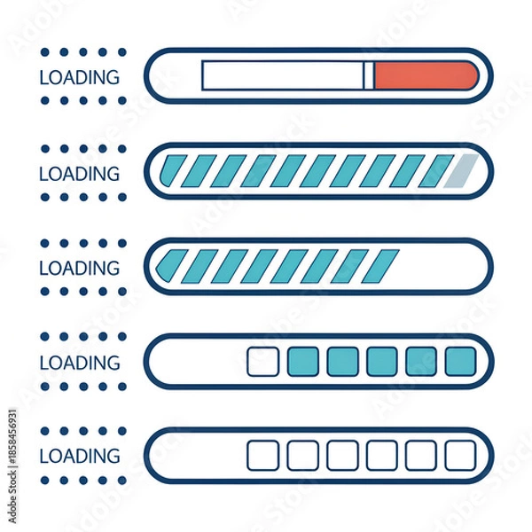 Obraz web design elements