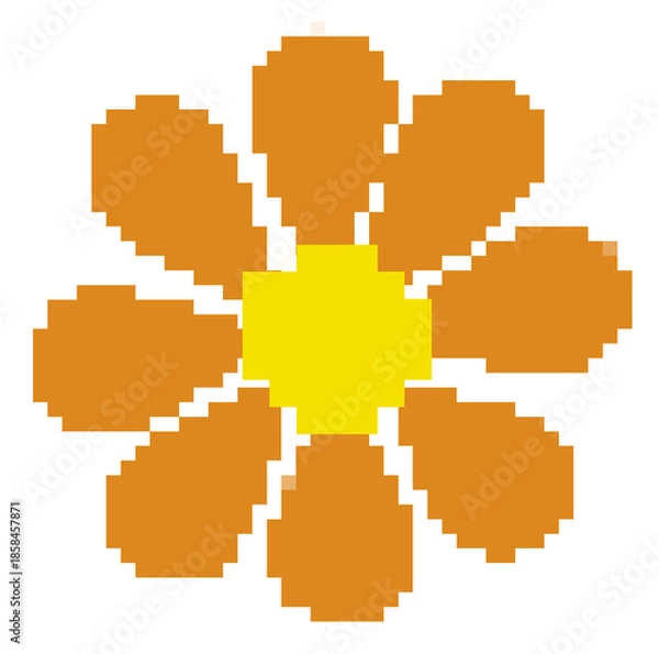 Obraz vector pixel mosaic