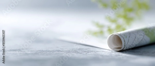 Obraz Environmental sustainability roadmap planning background