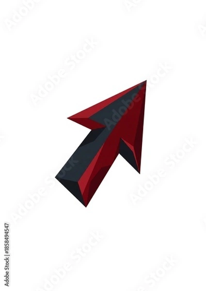Obraz 3D Abstract Growth Arrow