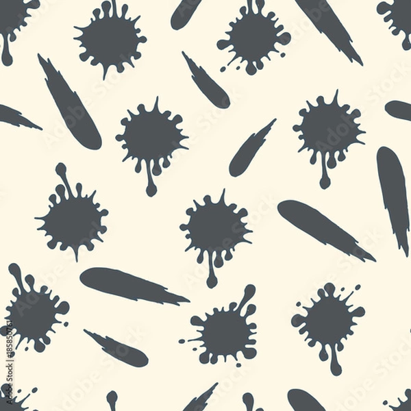 Fototapeta Seamless pattern of colored blots