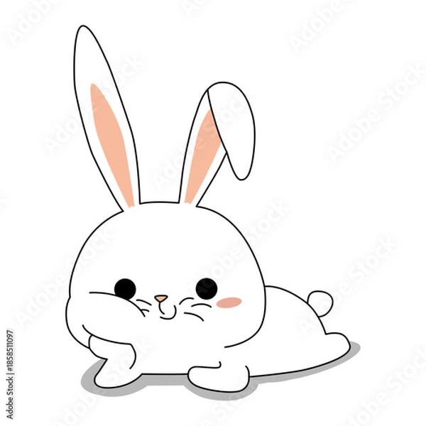 Obraz Cute Bunny Vector Art