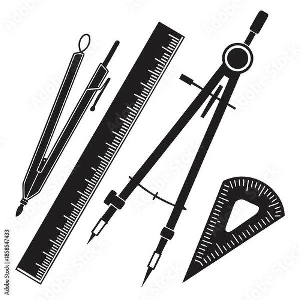 Obraz Drawing tools