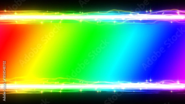 Fototapeta カラフル、虹色のカットインのエフェクト背景