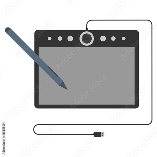 Obraz Graphics tablet