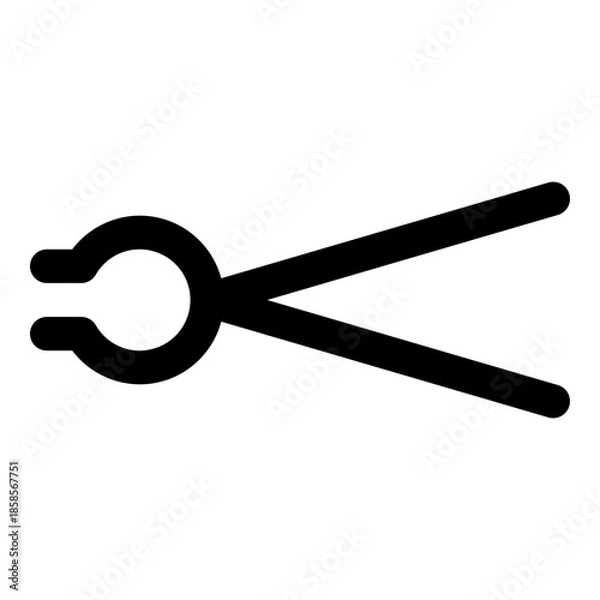 Obraz blacksmith tongs icon