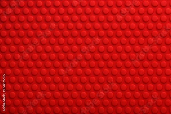 Obraz 赤い卓球ラバーの突起パターン背景