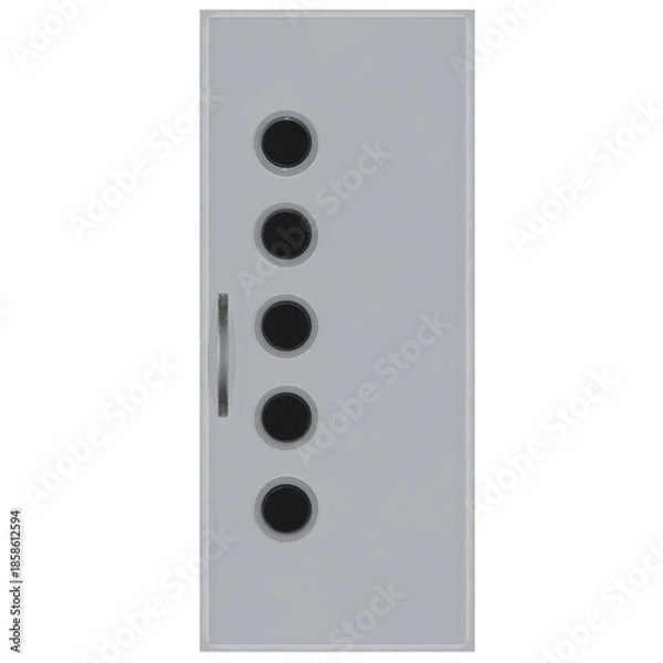 Obraz Retro Elevator Door Vintage Building Interior