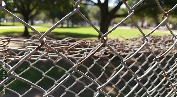 Obraz Chain Link Fence.