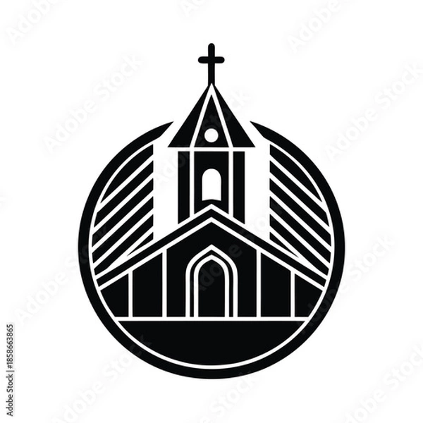 Obraz Sacred Sanctuary Logo