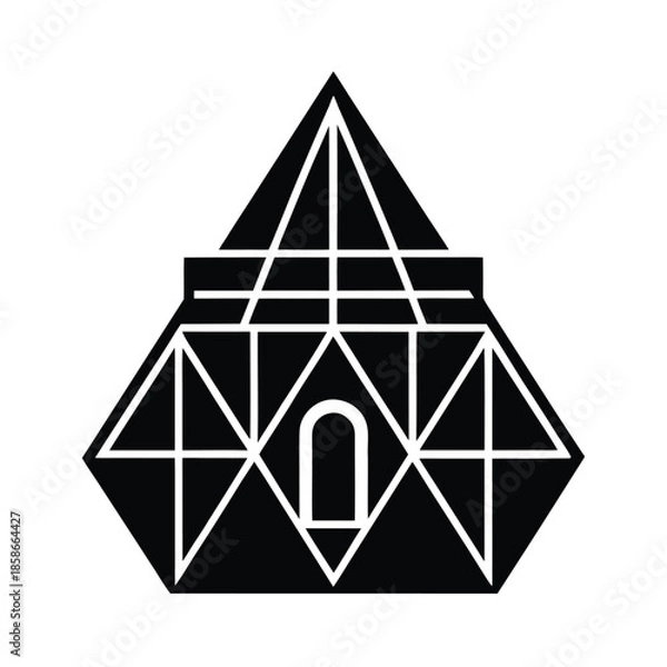 Obraz Sacred Temple Geometry Icon