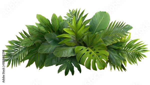 Obraz Lush tropical foliage cluster (6)