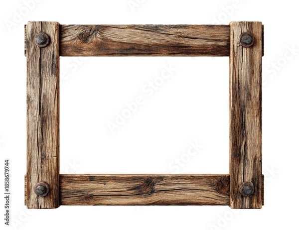 Obraz Rustic wooden picture frame (2)